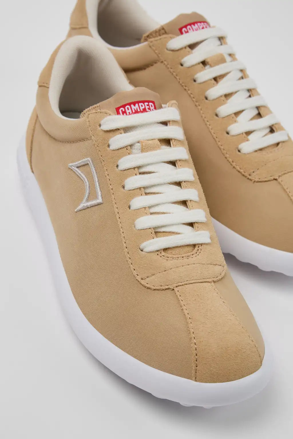 Pelotas XLite Beige Recycled PET and Nubuck Women's Sneakers.