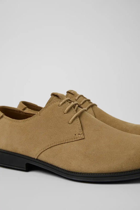 Mil 1913 Brown Suede Leather Shoes for Men.