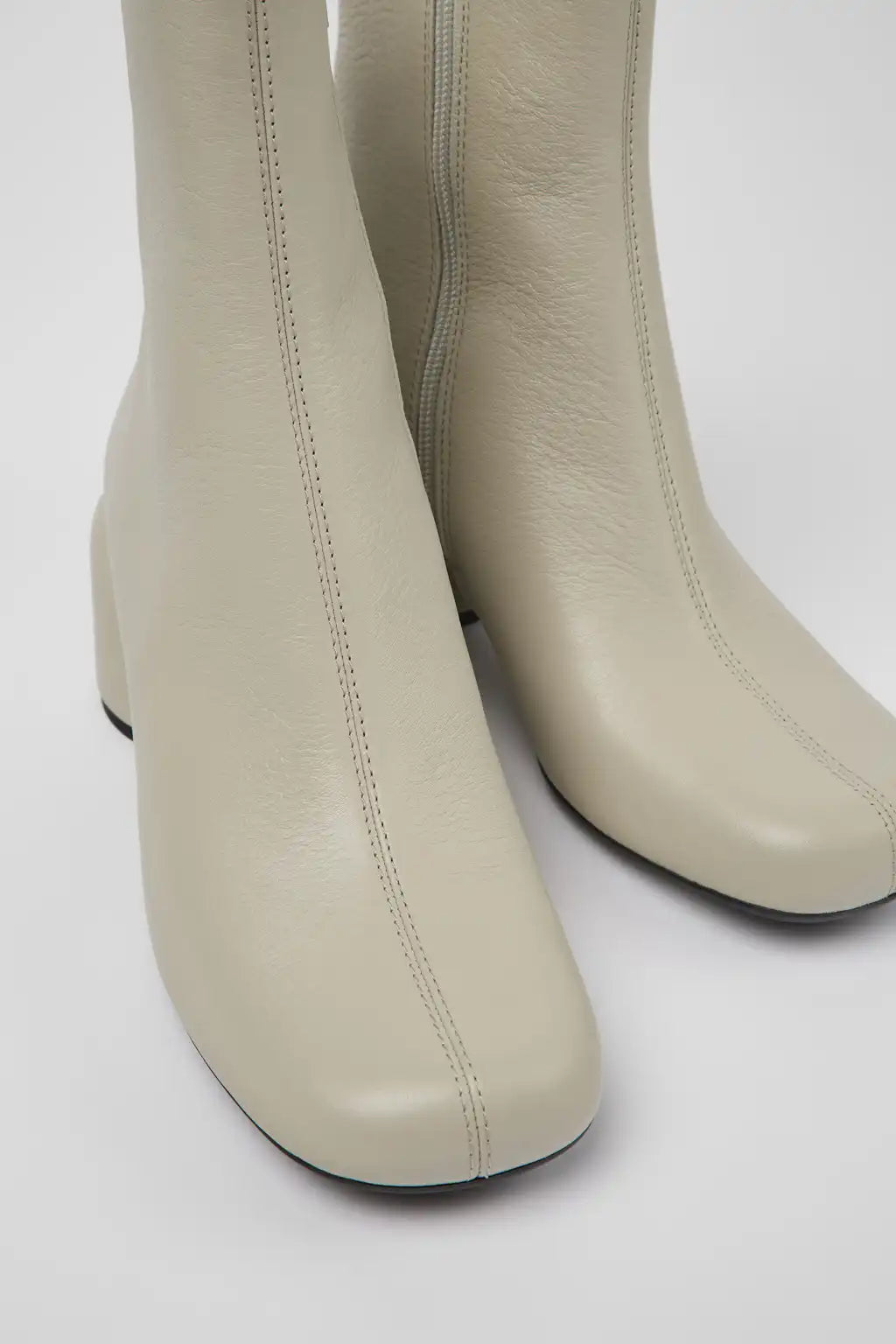 Niki Blue leather boots for women