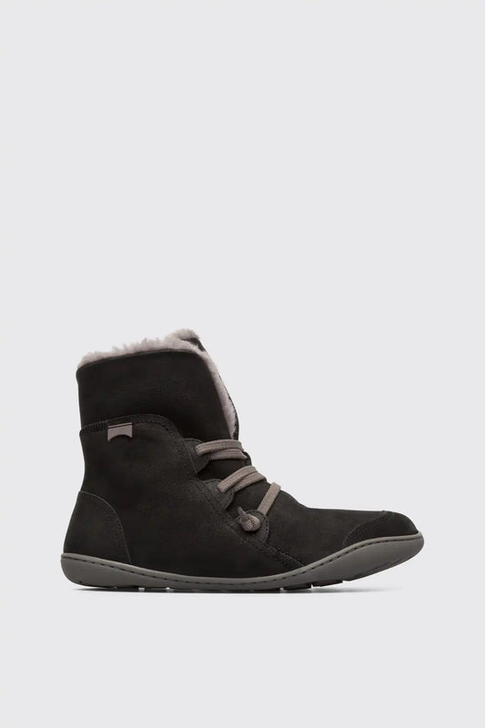 Peu Black Ankle Boots for Women