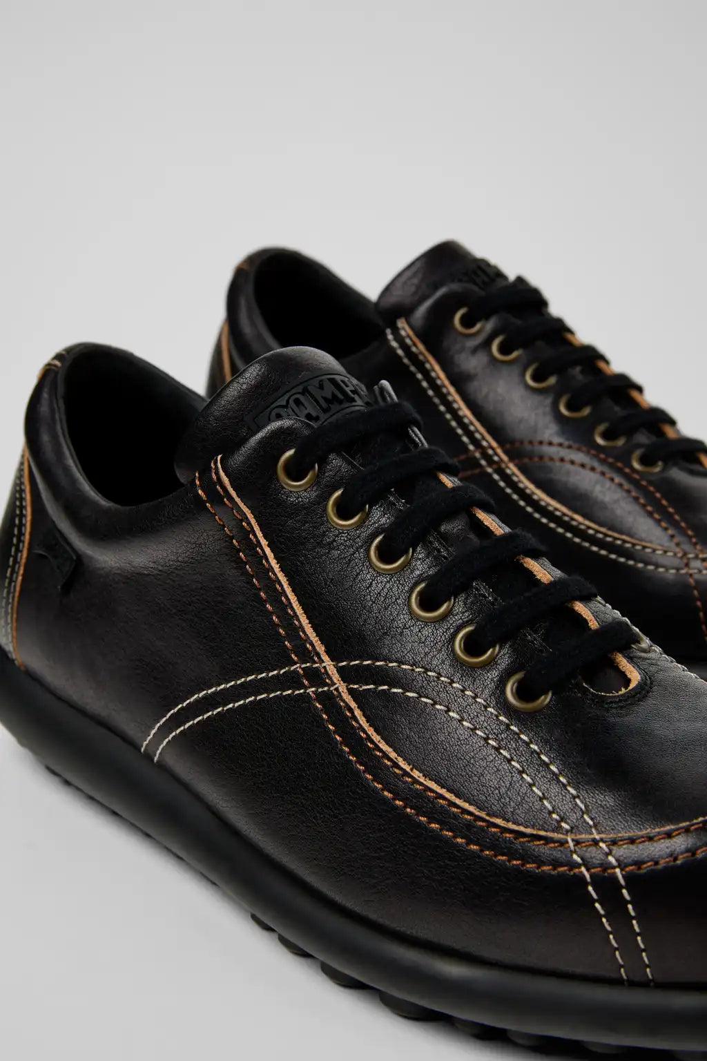 Twins White Leather Shoes for Men.