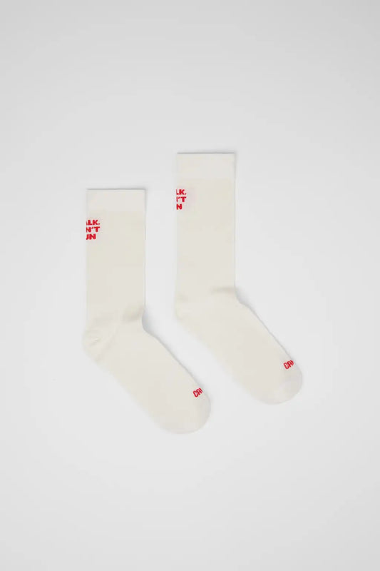 White Seacell mid-length socks White Seacell mid-length socks