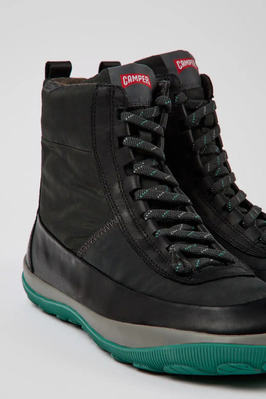 Peu Pista Gray and black boots for men