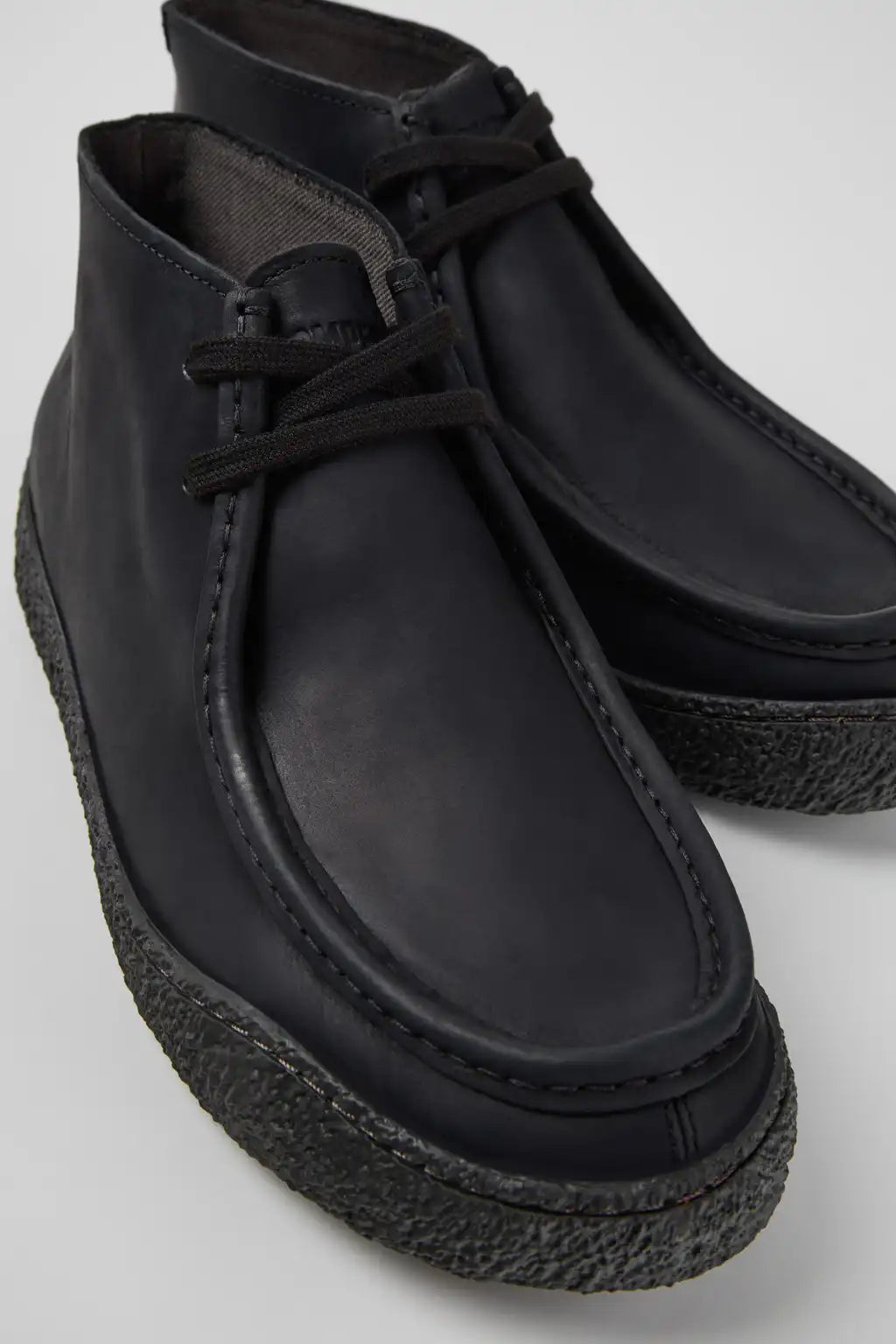 Peu Terreno Brown Nubuck Ankle Boots for Men.
