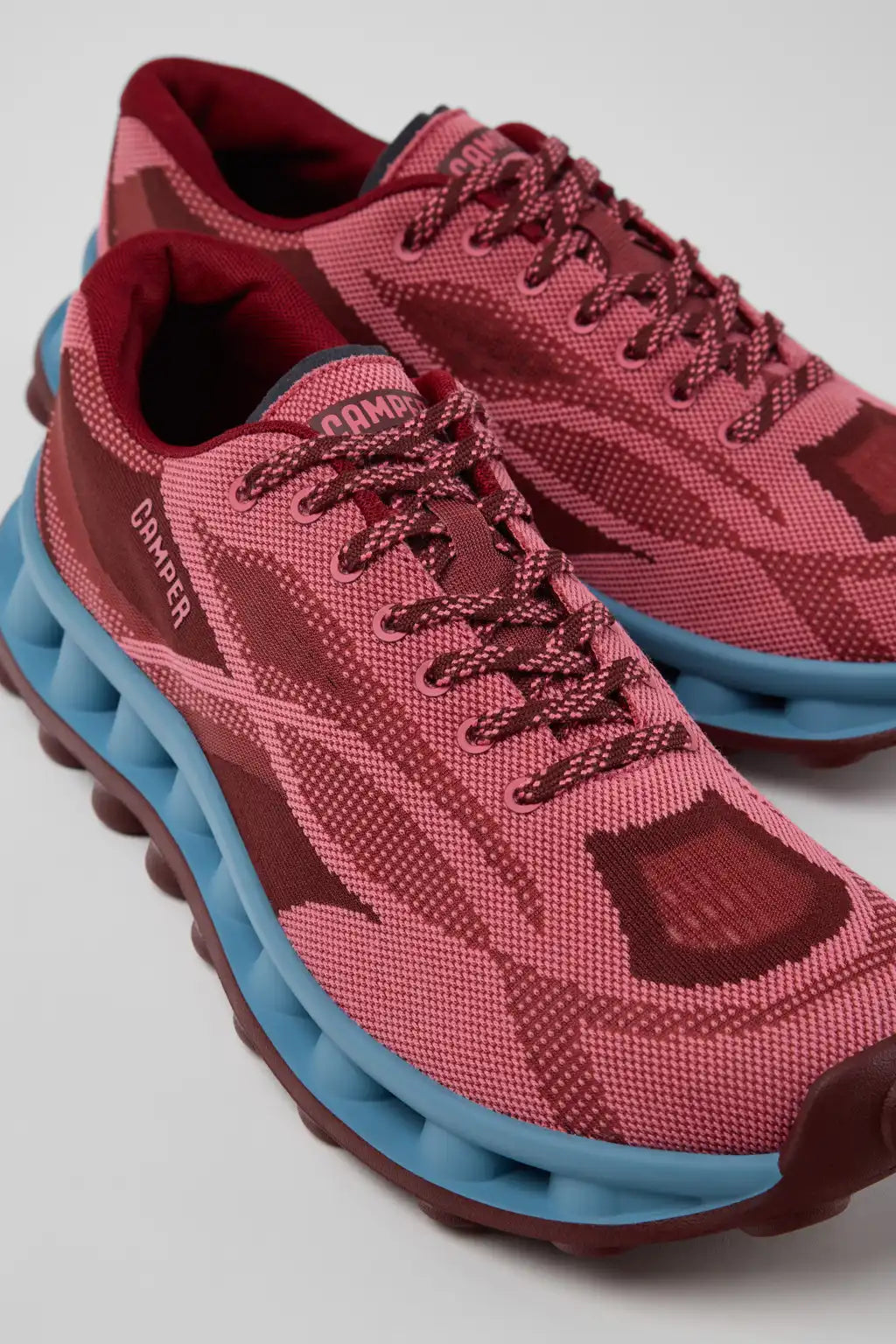Pelotissima Burgundy Recycled Engineered Materials Sneakers for Men.