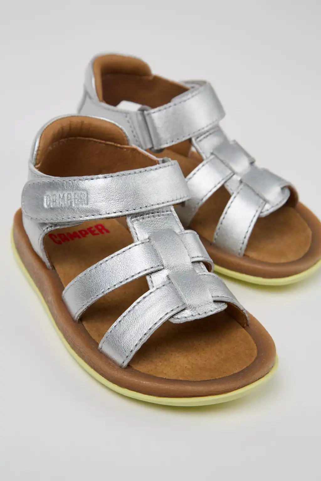 Twins Multicolor Leather and Nubuck Sandals for kids.