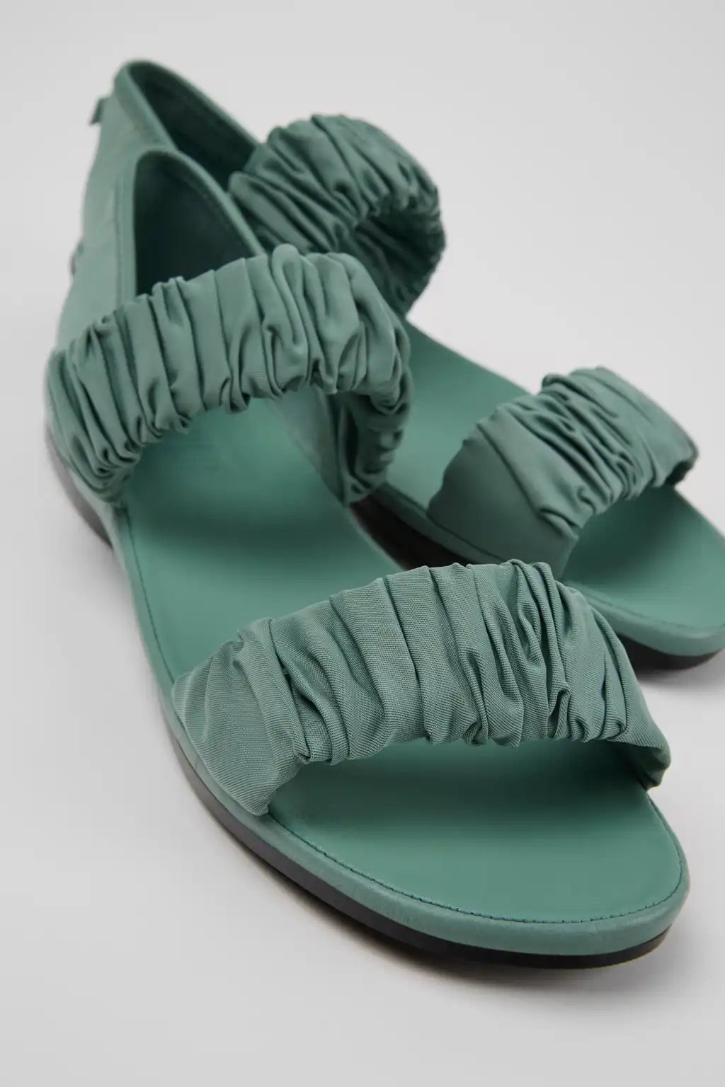 Right Green Recycled PET and Leather Sandals for Women.