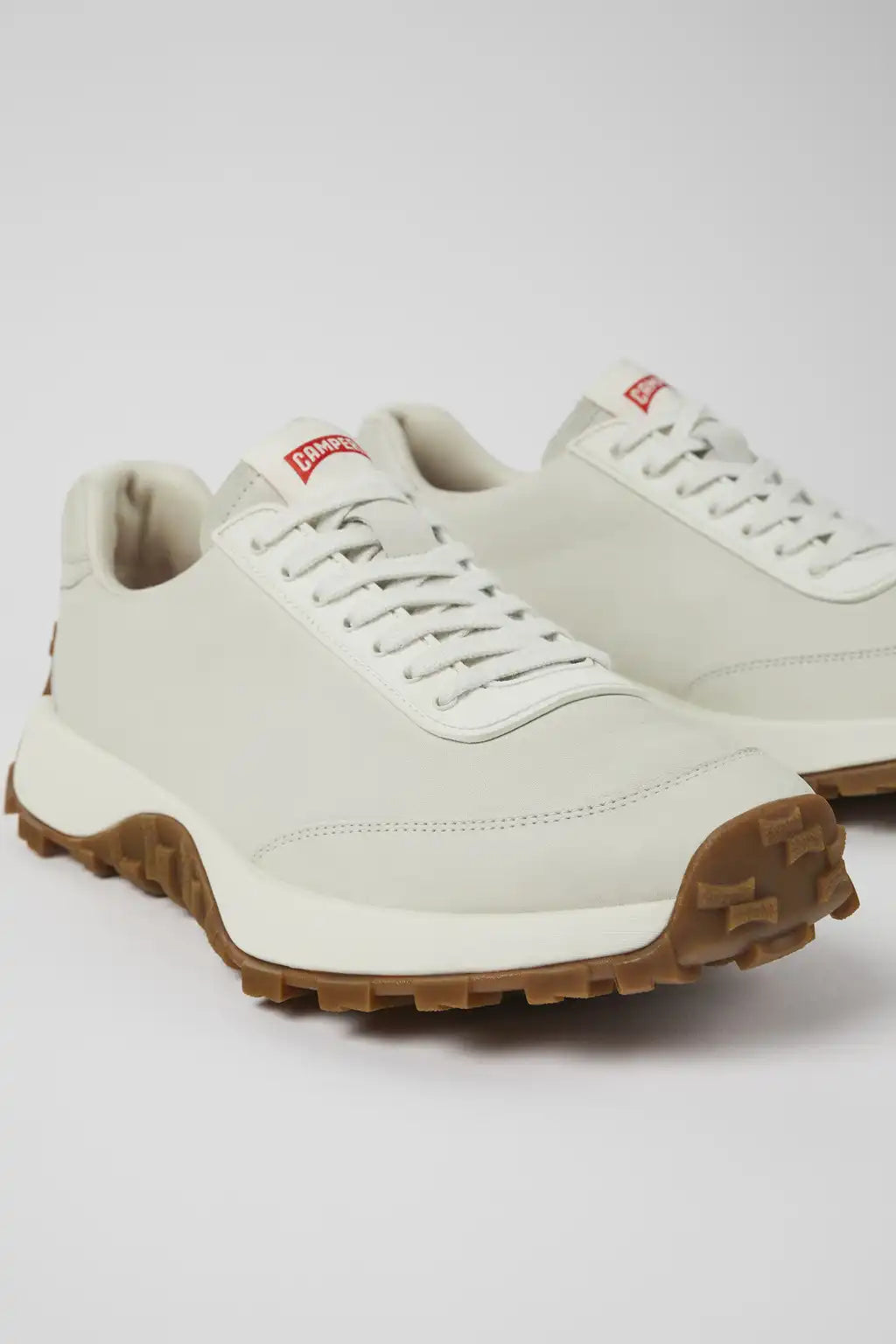Drift Trail Black Leather and Nubuck Sneakers for Men.