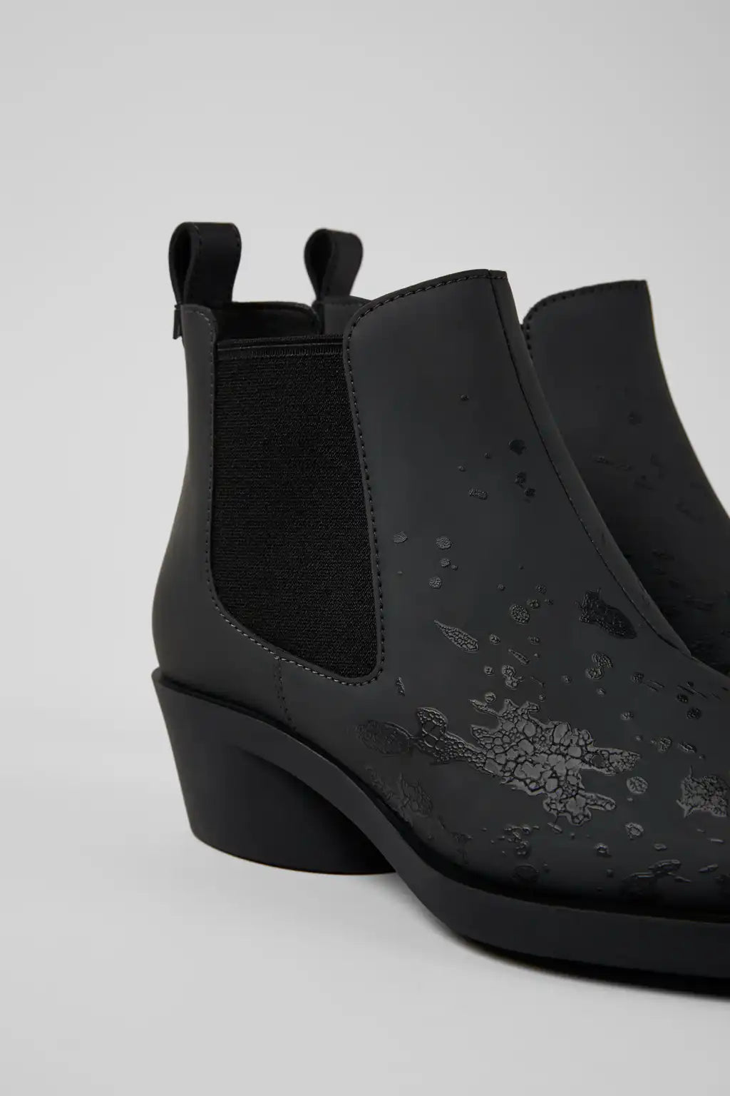 Bonnie Black Nubuck Ankle Boots for Women.