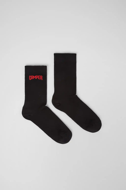 Black short-length basics socks Black short-length basics socks