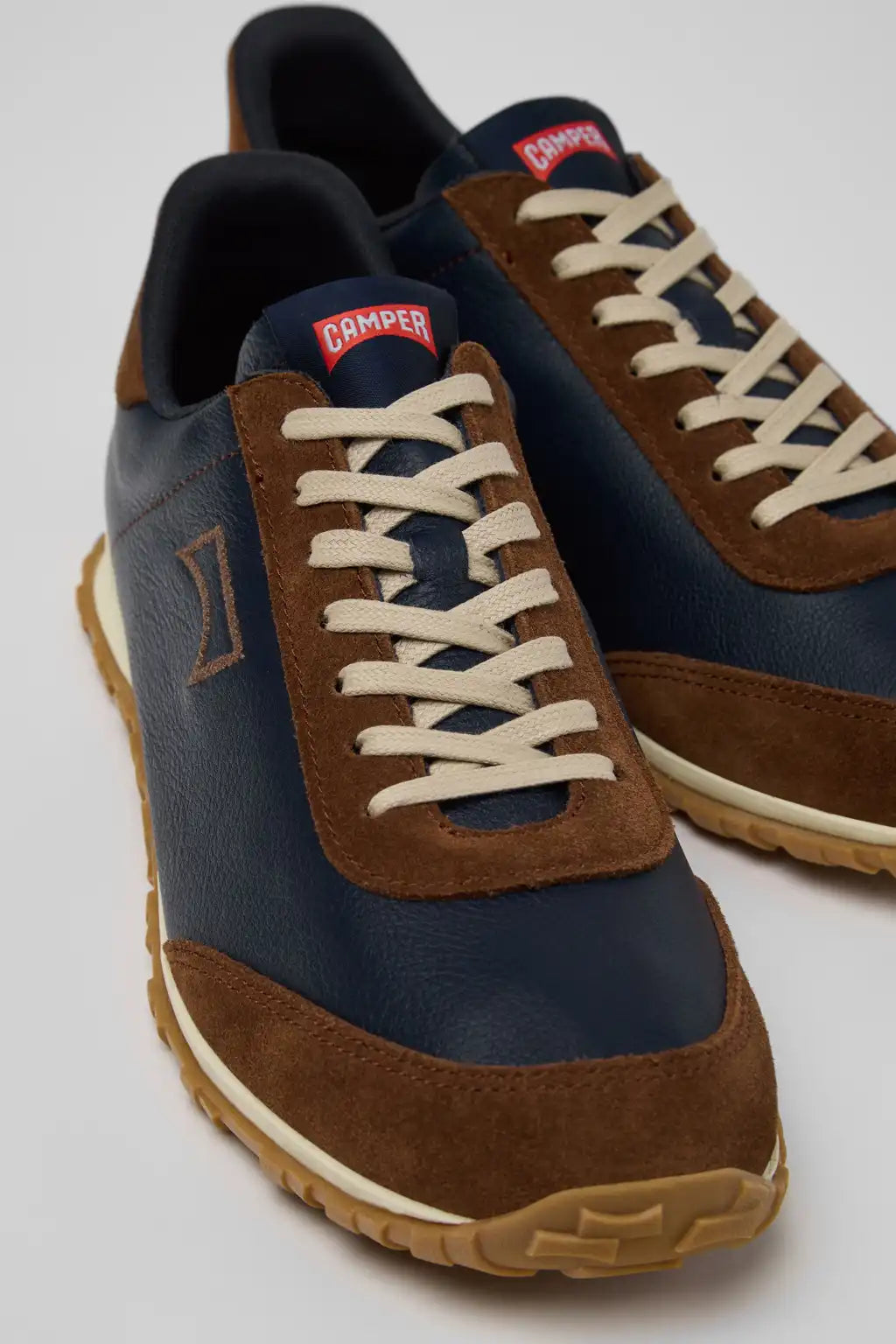 Drift Walk Green Suede and Leather Sneakers for Men.