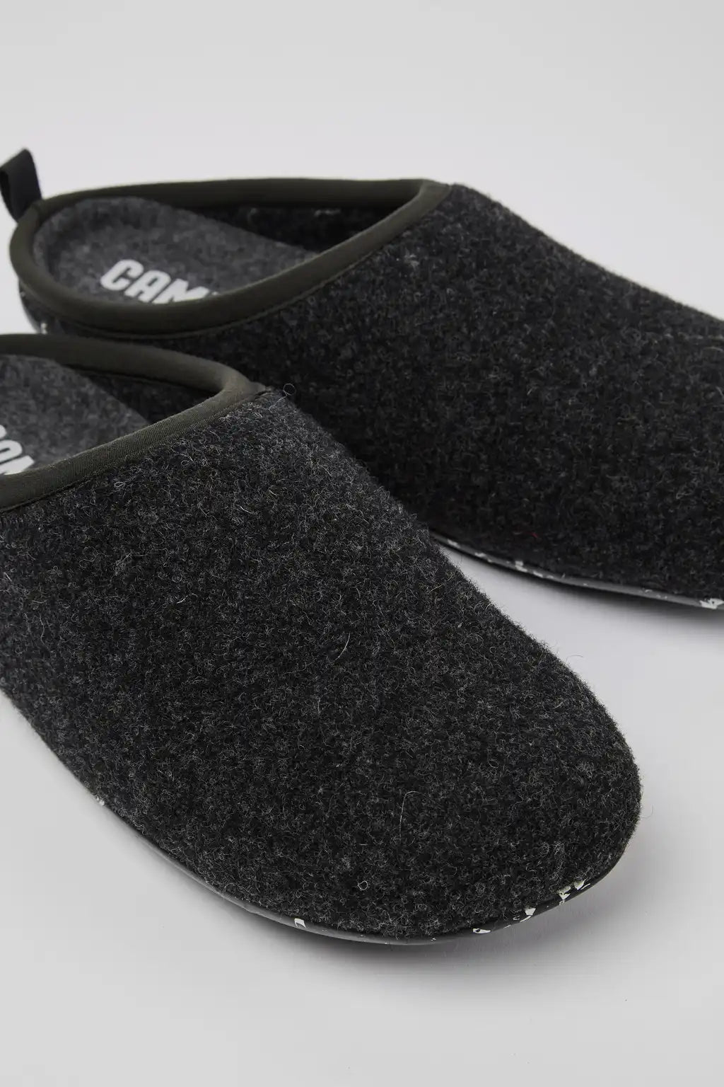 Wabi Gray Textile Slippers for Men.