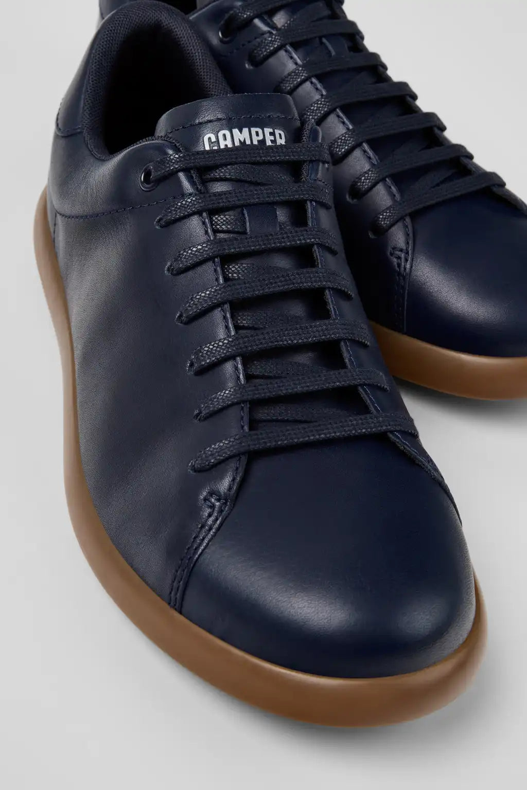 Pelotas Soller Brown Leather Sneakers for Men.