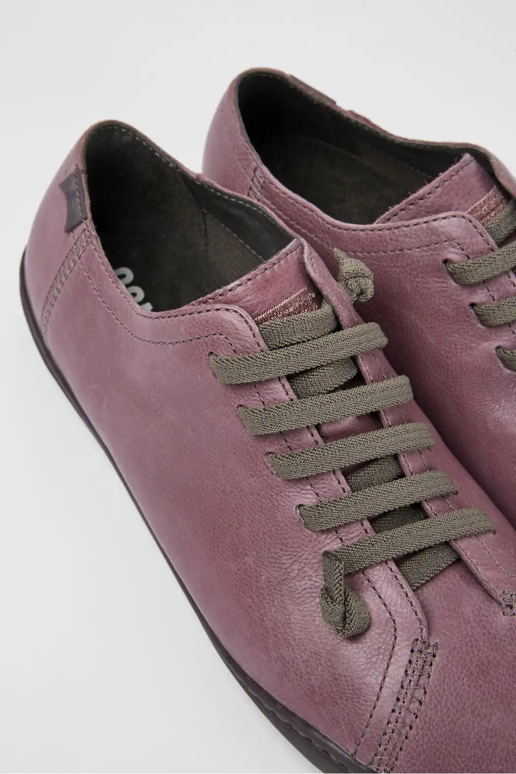 Peu Black Vegetable-Tanned Leather Shoes for Women.