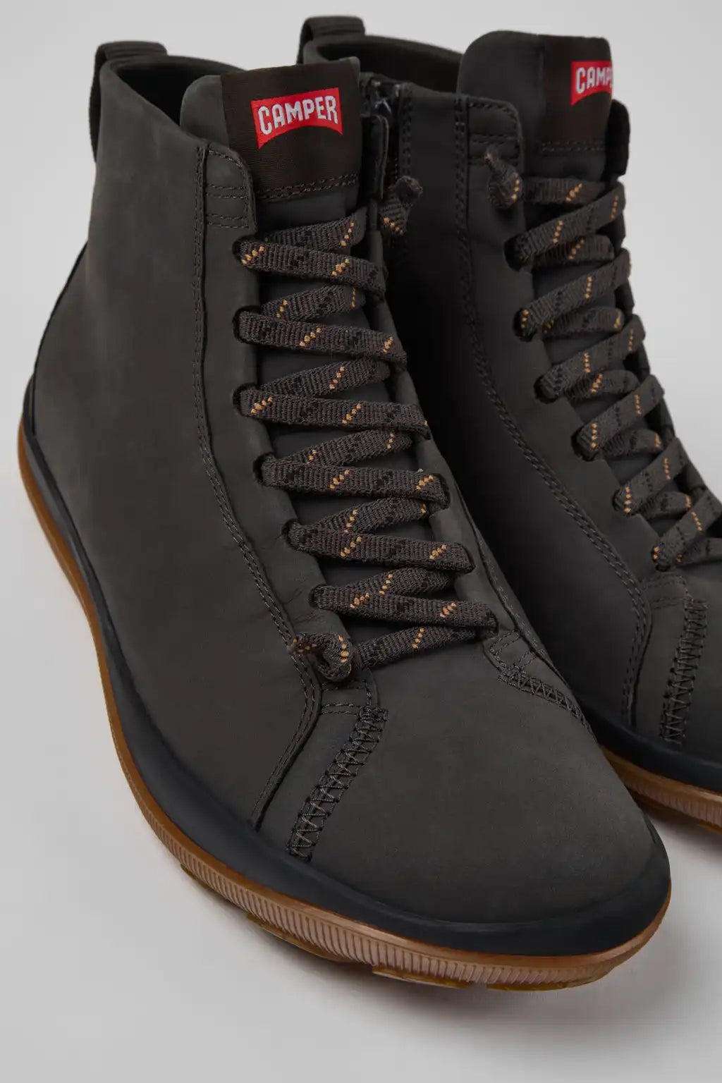 Peu Pista GM GORE-TEX Brown Nubuck Ankle Boots for Men.