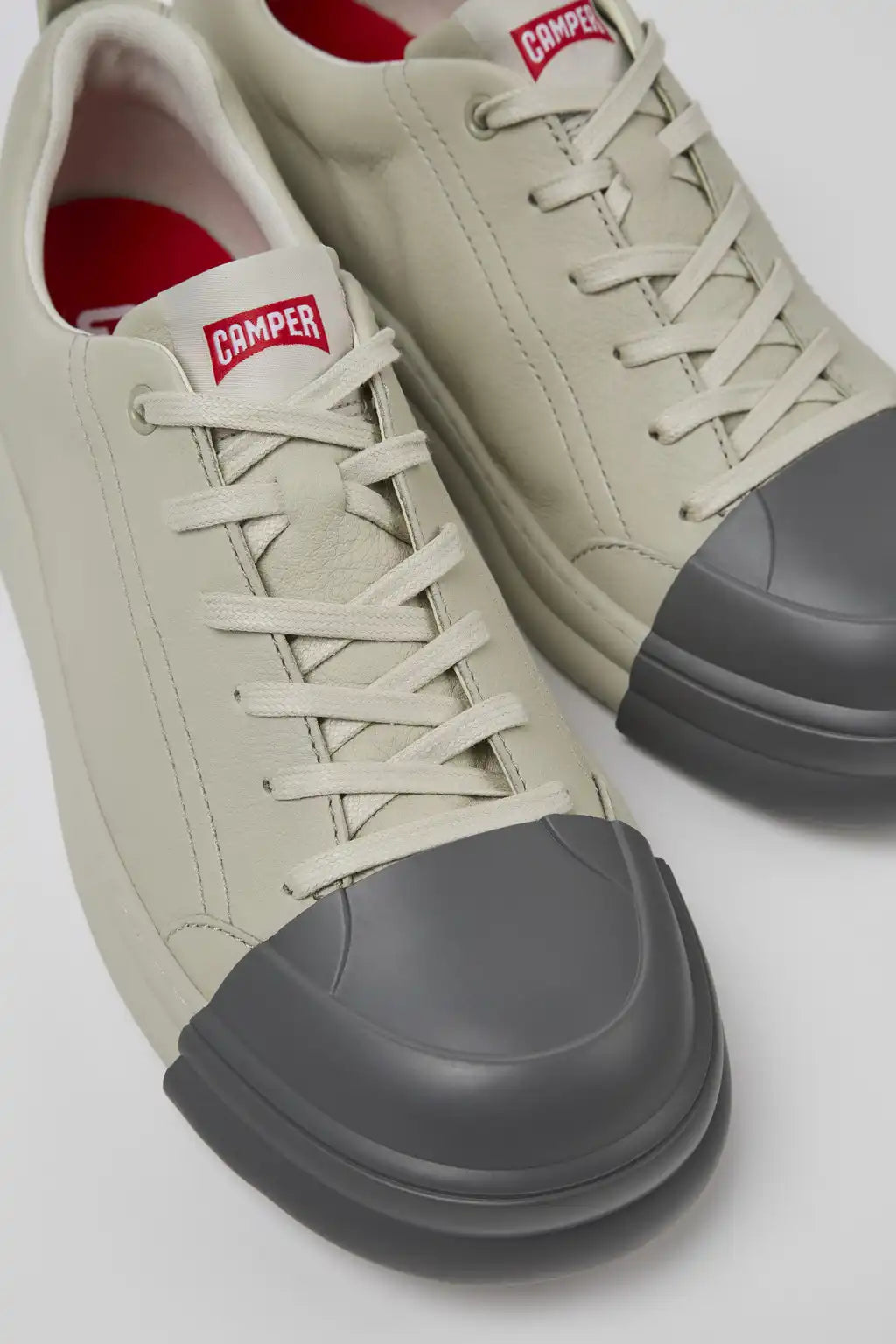 Junction Runner White Leather Sneakers for Women.