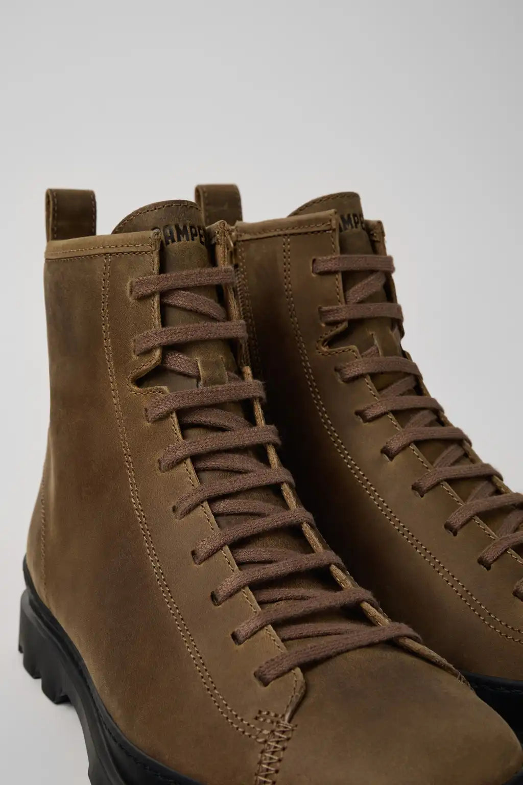 Brutus White-beige brushed nubuck boot for men