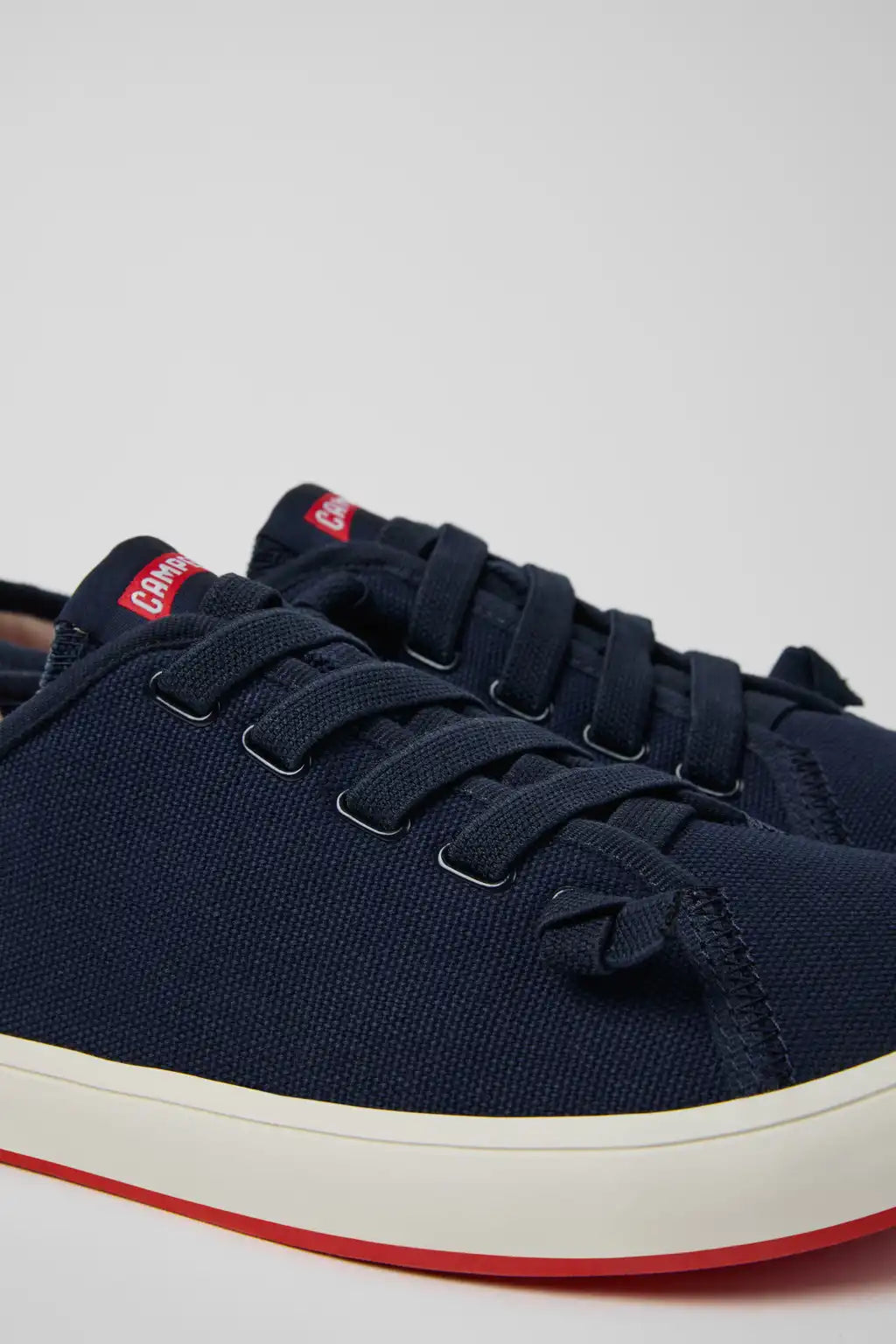 Peu Rambla II Gray Textile Sneakers for Men.