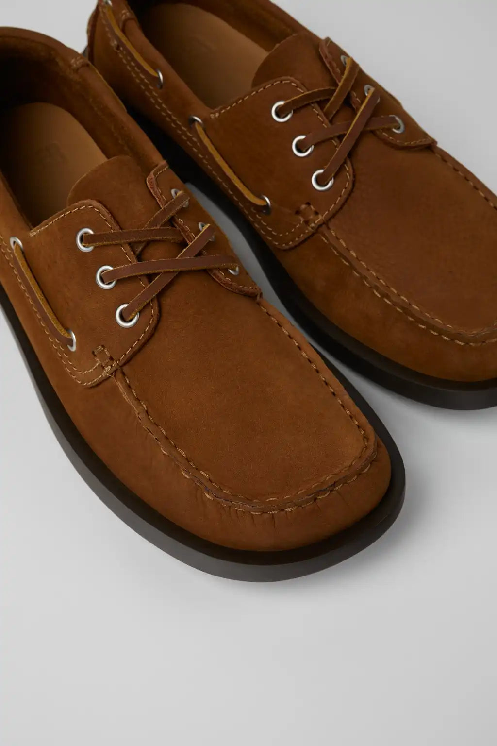 Don Black Leather Moccasin/Nautical Shoes for Men.