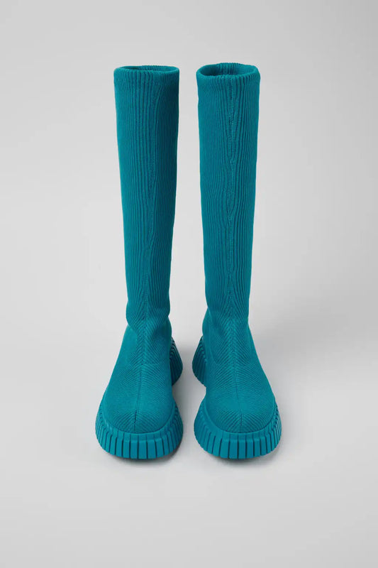 BCN TENCEL® Blue textile boots for women