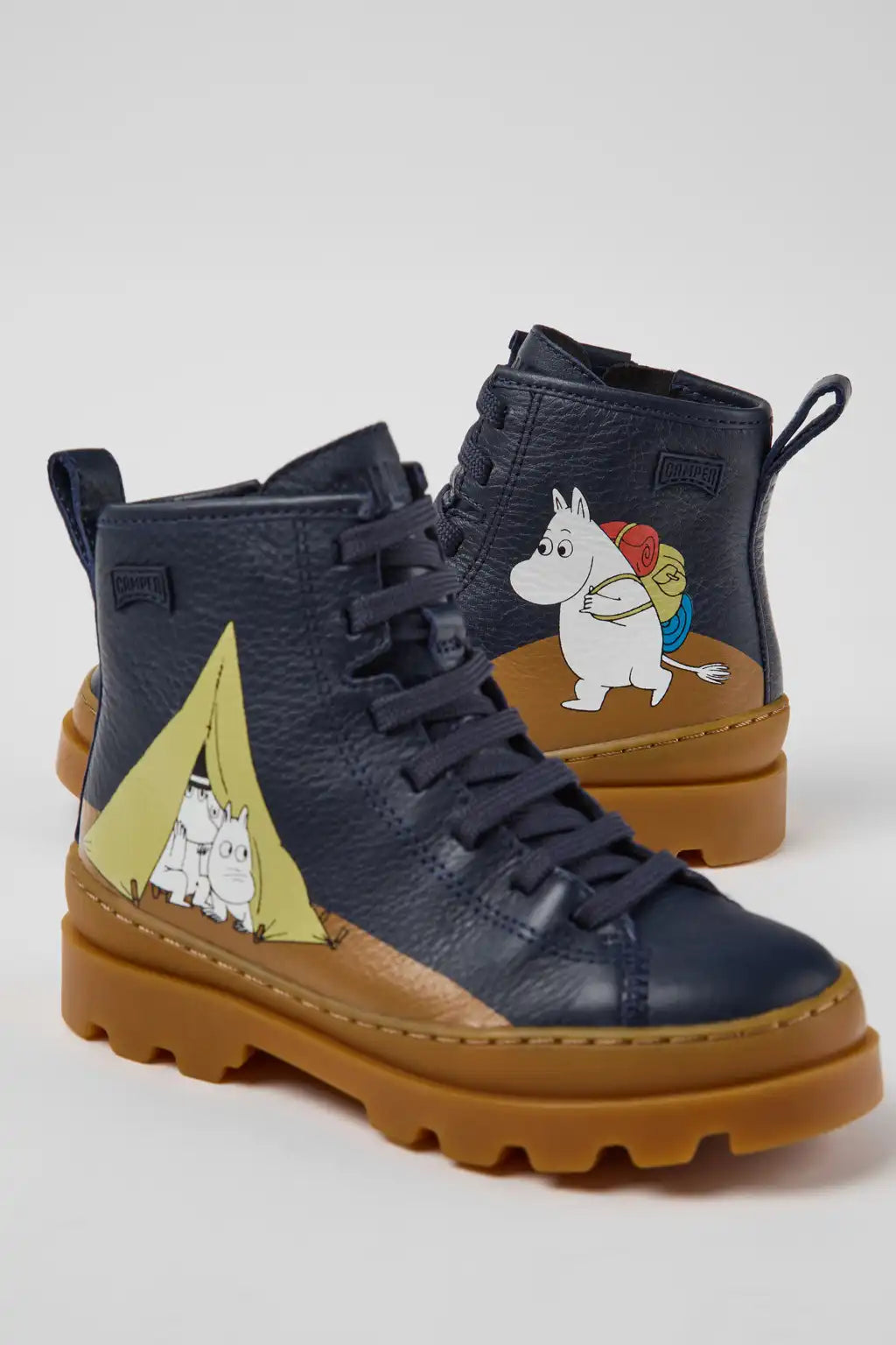 Brutus Burgundy Leather Ankle Boots for Children.