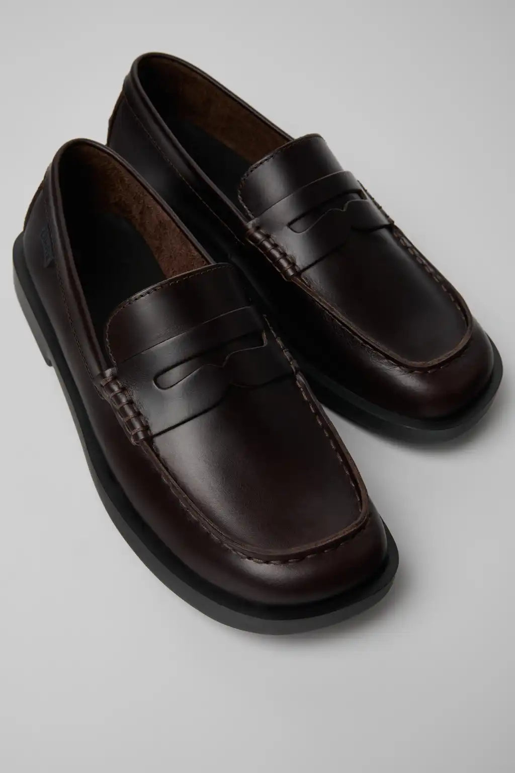 Don Black Leather Shoes for Men.