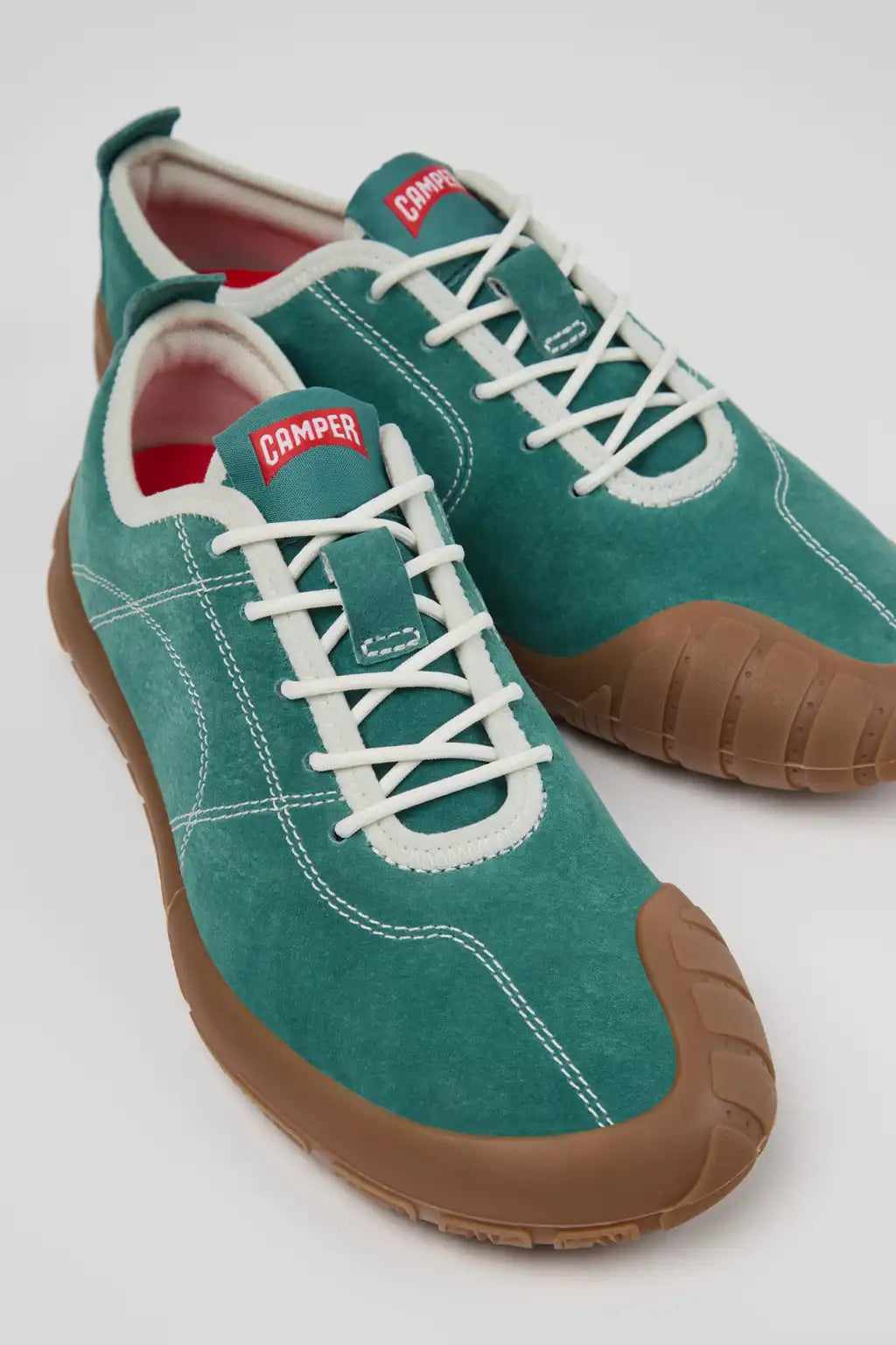 Peu Path+ Brown Suede Sneakers for Women.