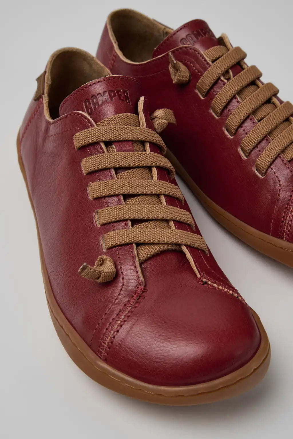 Peu Black Vegetable-Tanned Leather Shoes for Women.