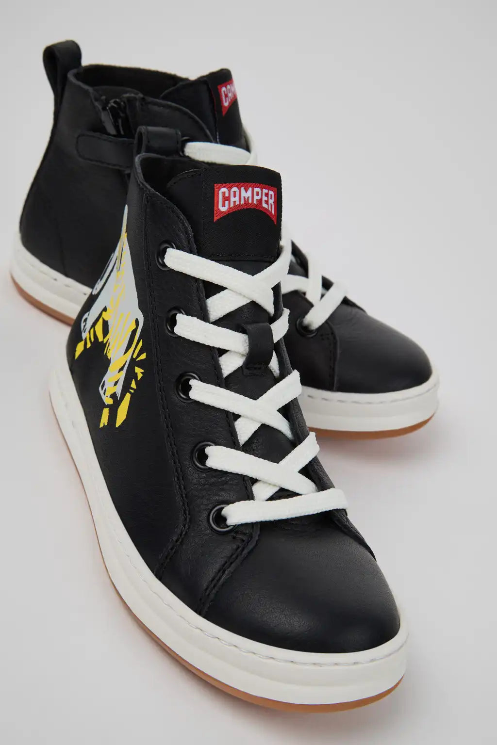 Twins Multicolored leather ankle boots for kids