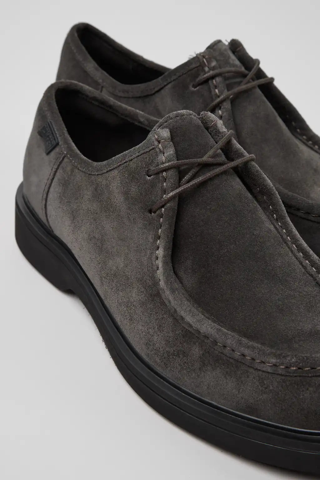 Norman Black Leather Shoes for Men.