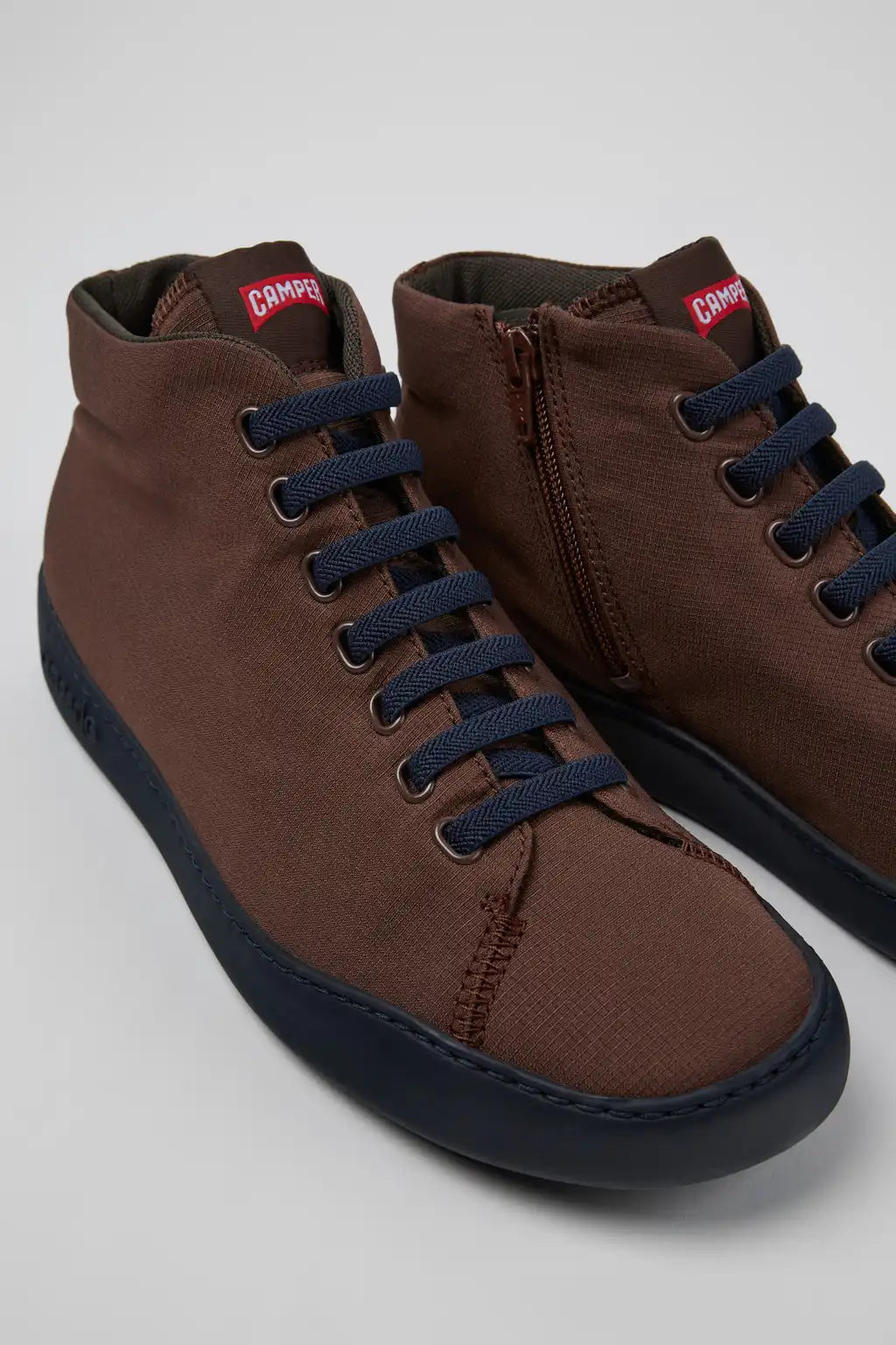 Peu Touring Burgundy Textile Sneakers for Men.