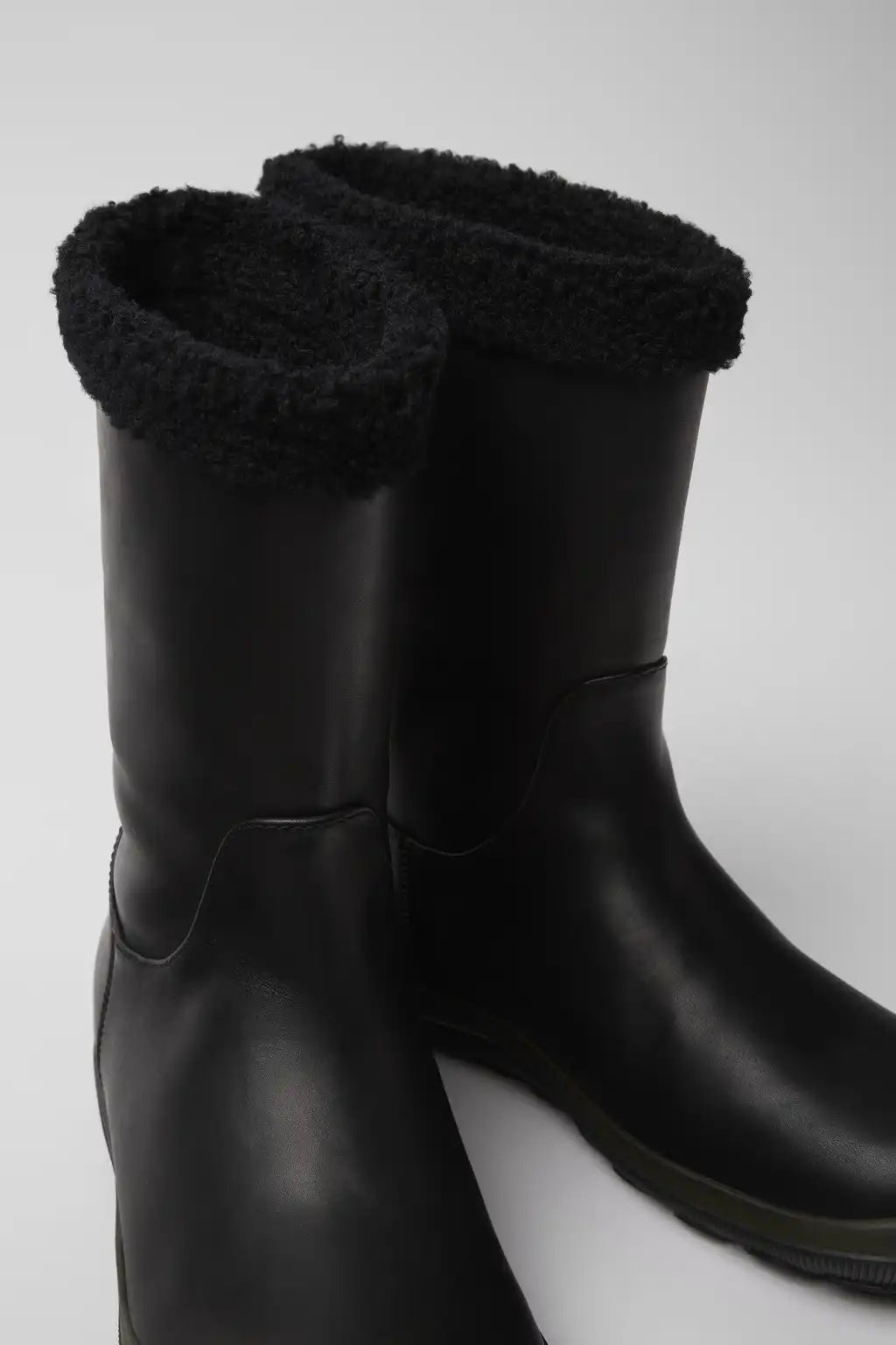 Peu Pista GORE-TEX Black leather boots for women