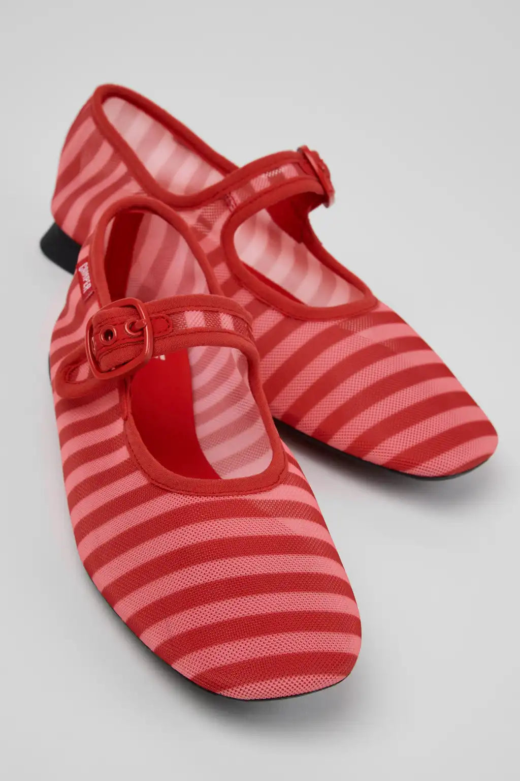 Casi Myra Blue Textile Ballerinas for Women.