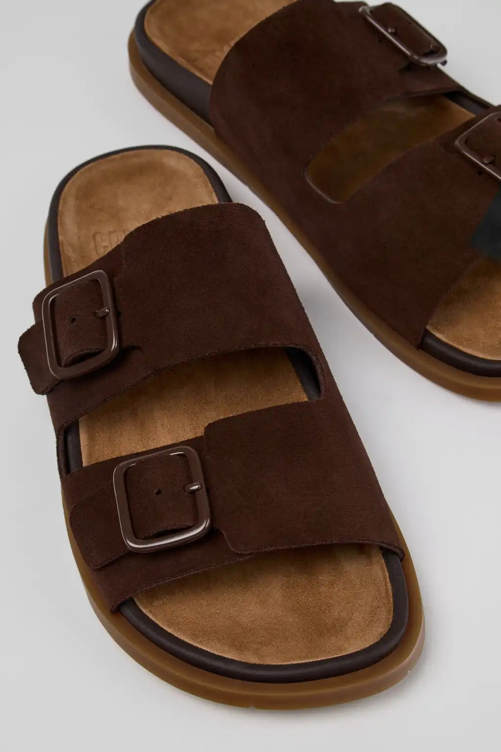 Lluc Sandal Black Leather Sandals for Men.