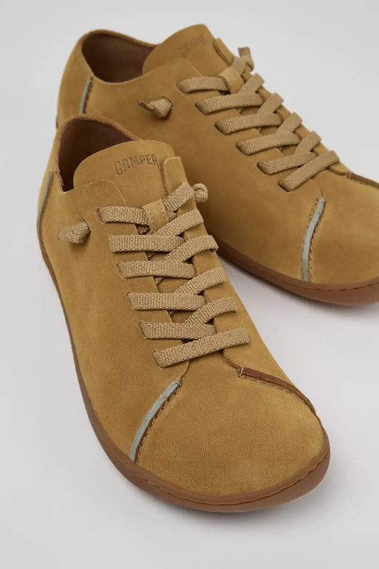 Twins Brown Vegetable-Tanned Leather Shoes for Men.