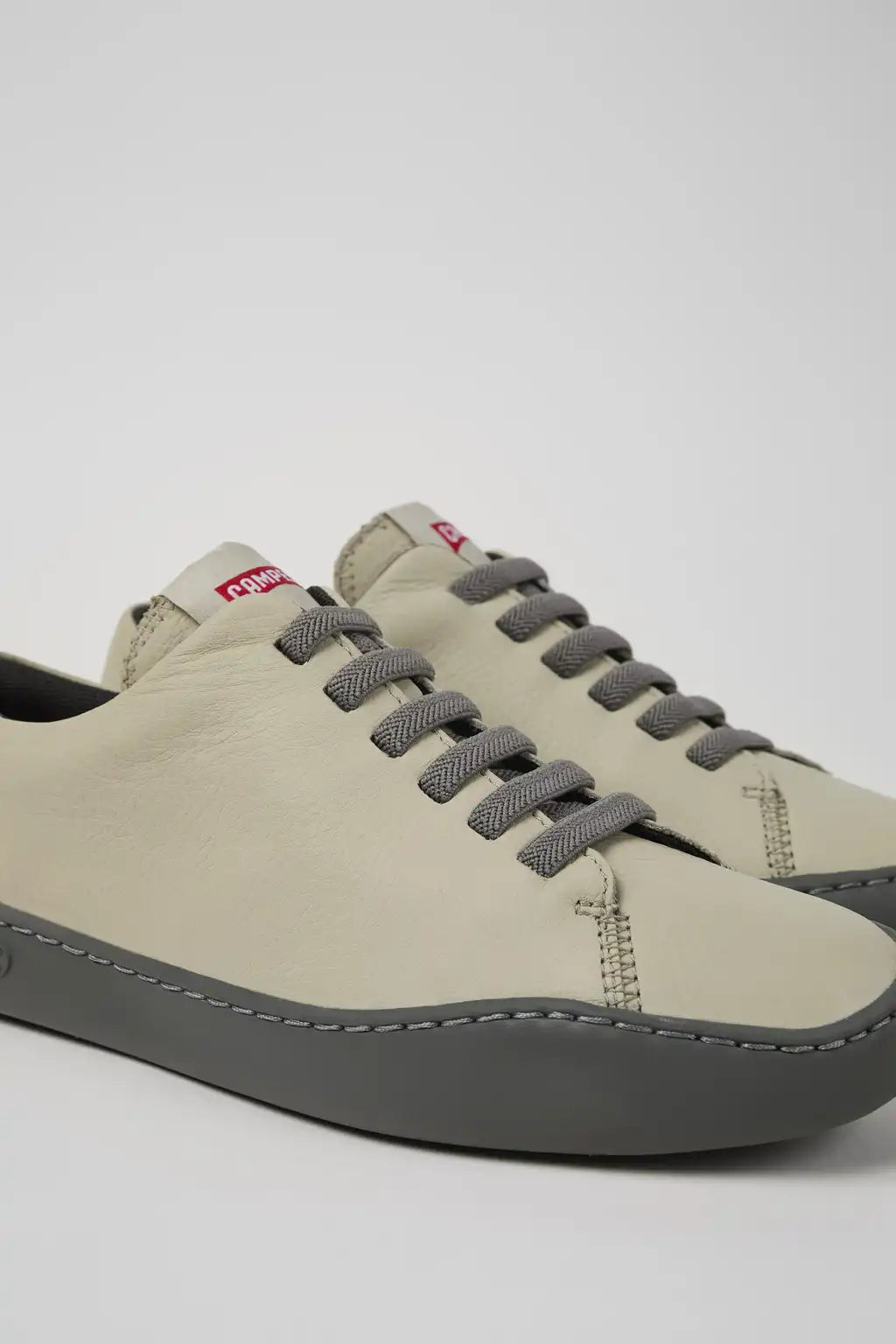 Peu Touring Beige Nubuck Sneakers for Women.