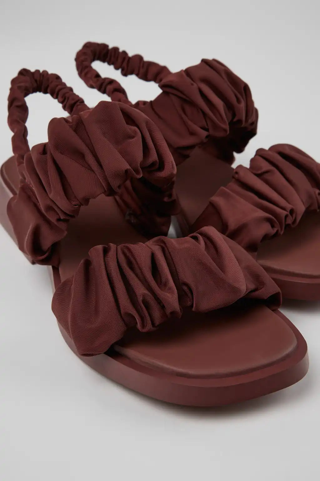 Dana Black Textile Sandals for Women.