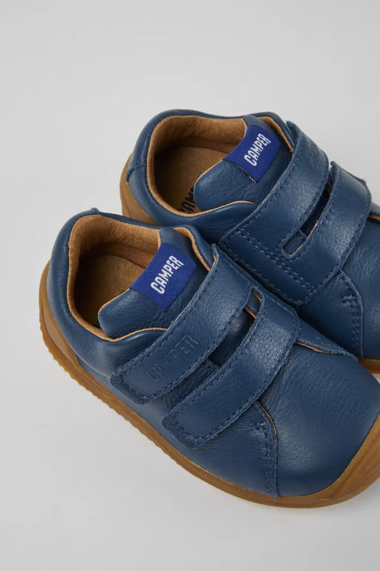 Dadda Blue leather sneakers