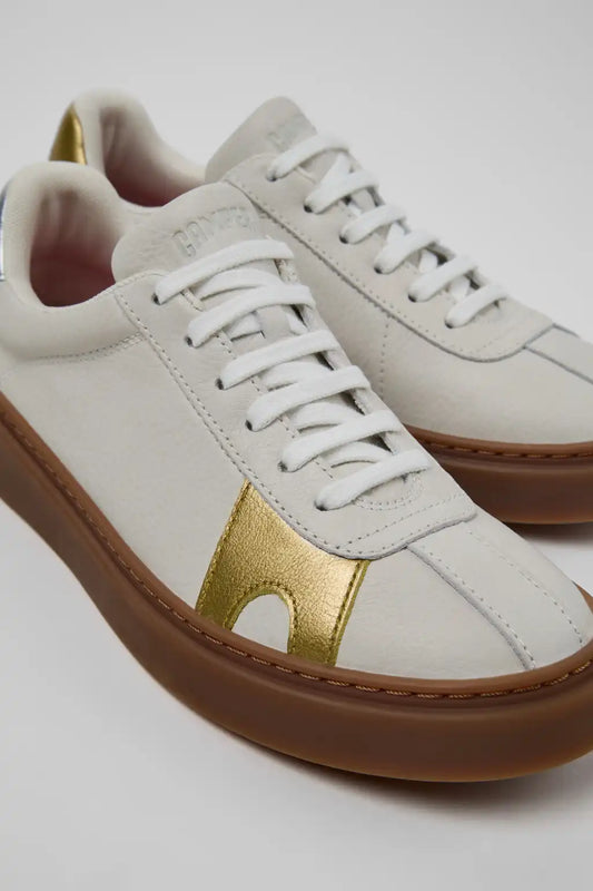 Twins Multicolor Leather Sneakers for Women.