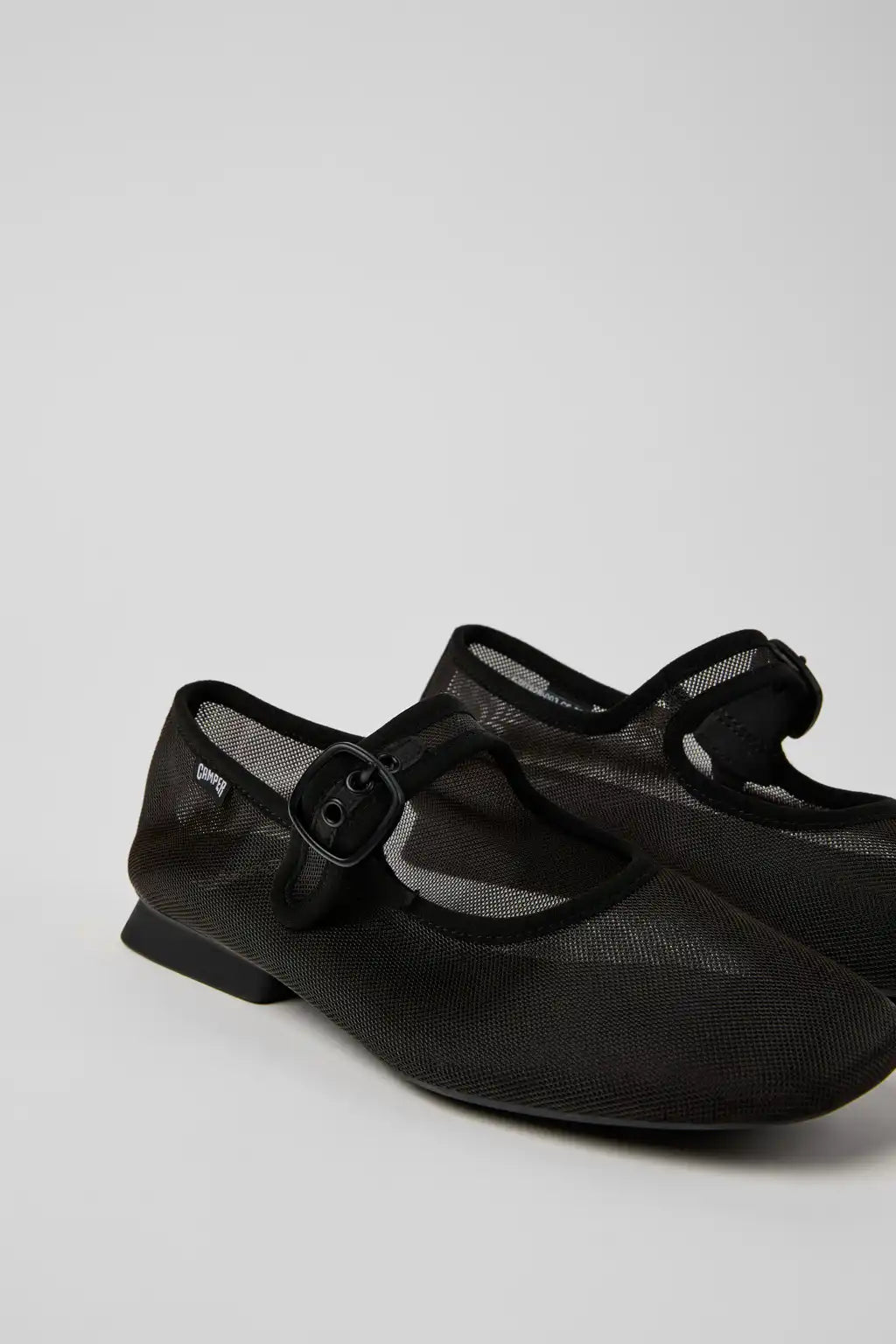 Casi Myra Blue Textile Ballerinas for Women.