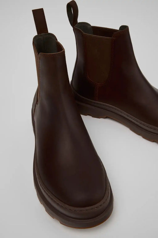 Brutus+ Brown Nubuck Ankle Boots for Men.