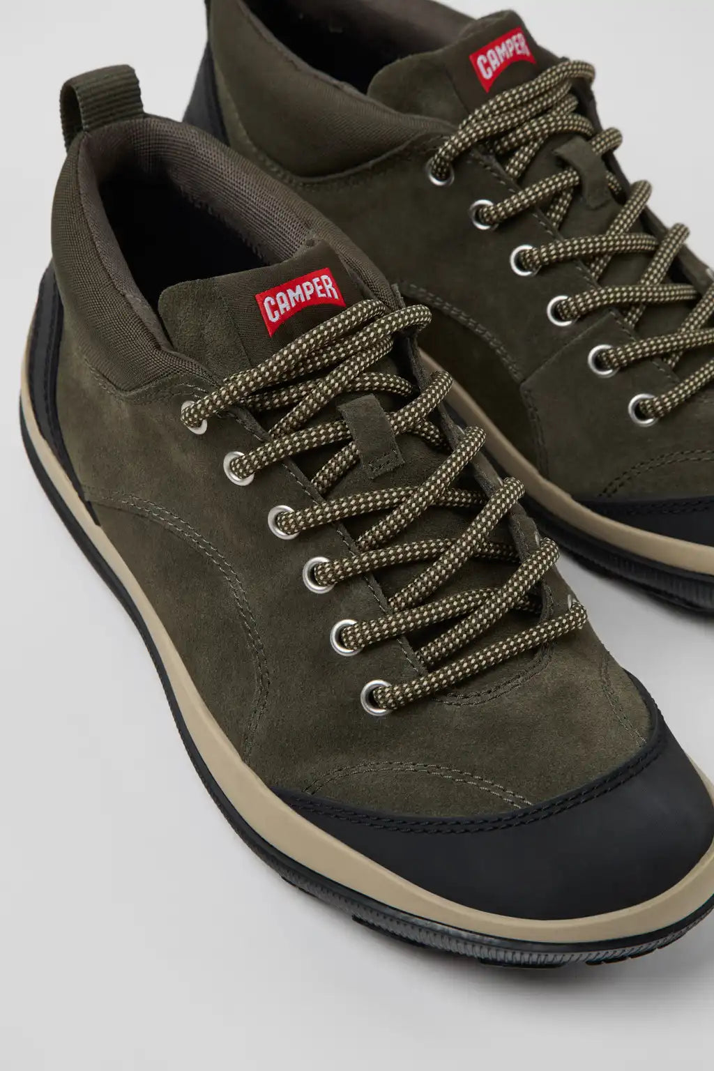 Peu Pista GM GORE-TEX Gray Suede and Textile Shoes for Men.