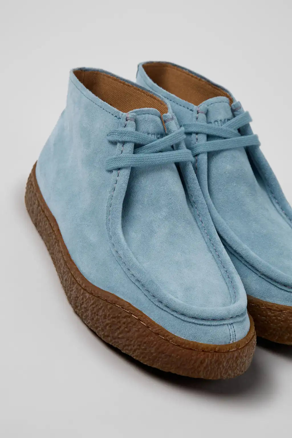Peu Terreno Blue Suede Ankle Boots for Women.
