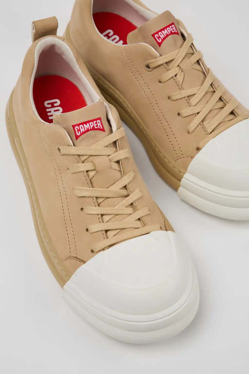 Junction Runner White Leather Sneakers for Women.
