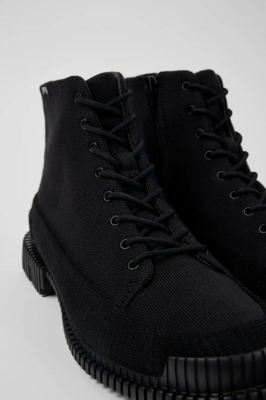 Pix TENCEL® Black Textile Ankle Boots for Women