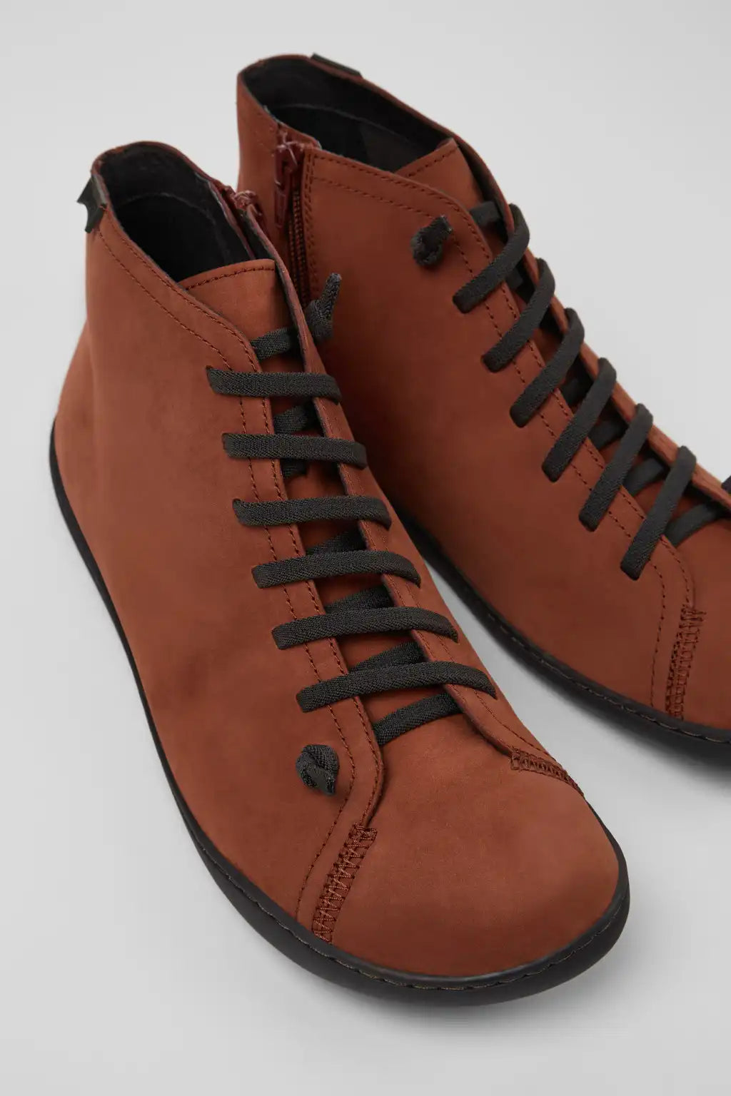 Peu Blue Leather Ankle Boots for Men.