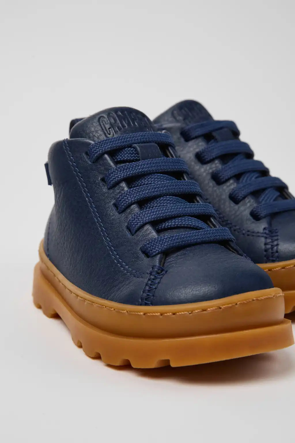Camper x Moomin Multicolor Leather Ankle Boots for Children.