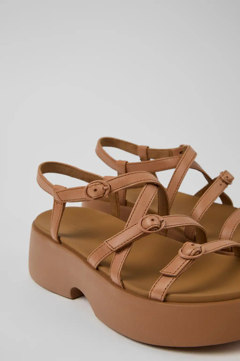 Twins Multicolor Leather Sandals for Women.