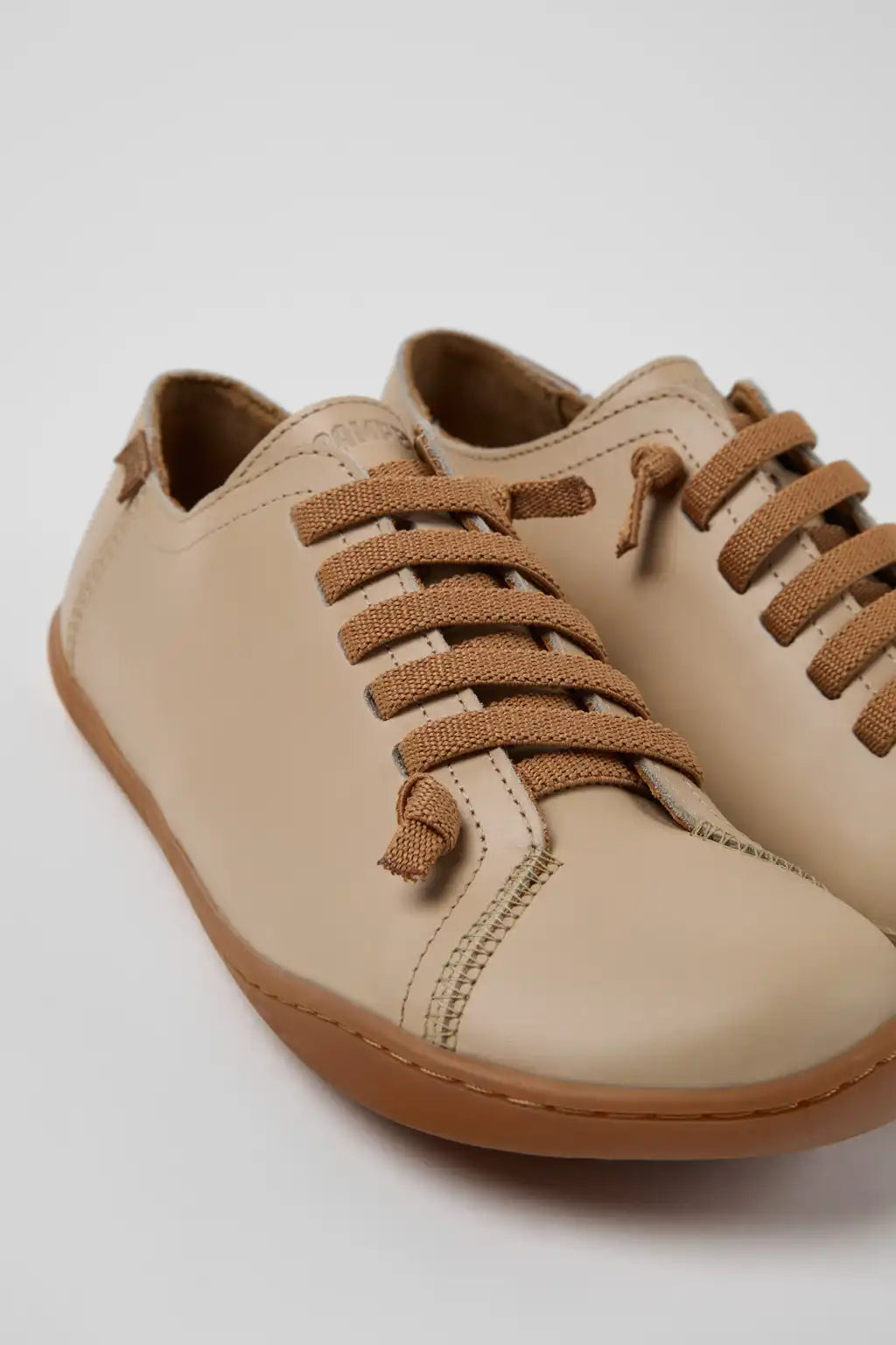 Peu Brown Leather Shoes for Women.