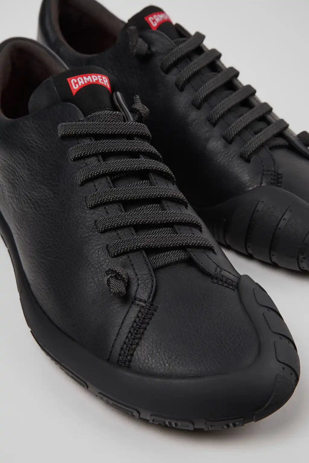 Peu Path+ Brown Leather Shoes for Men.